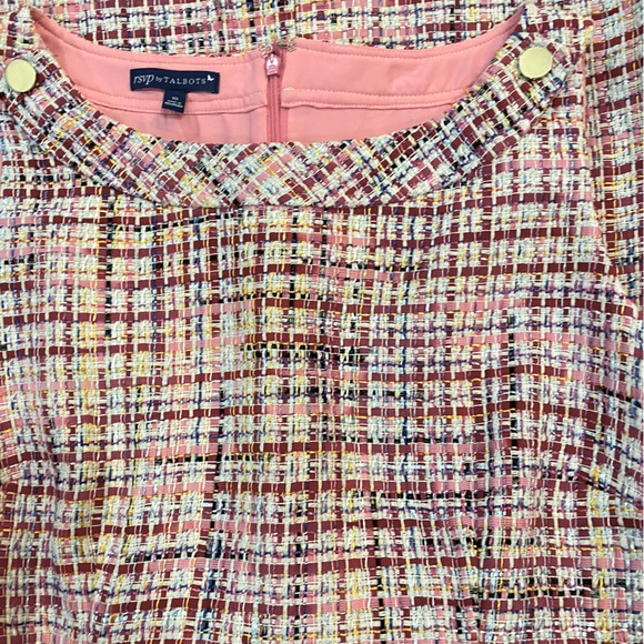 rsvp by Talbots Ribbon Tweed Shift Dress - Picture 9 of 10
